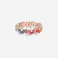 Jewel Tone Baguette Ring