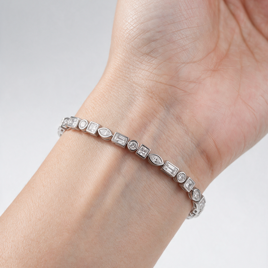 Mosaic Bezel Bracelet