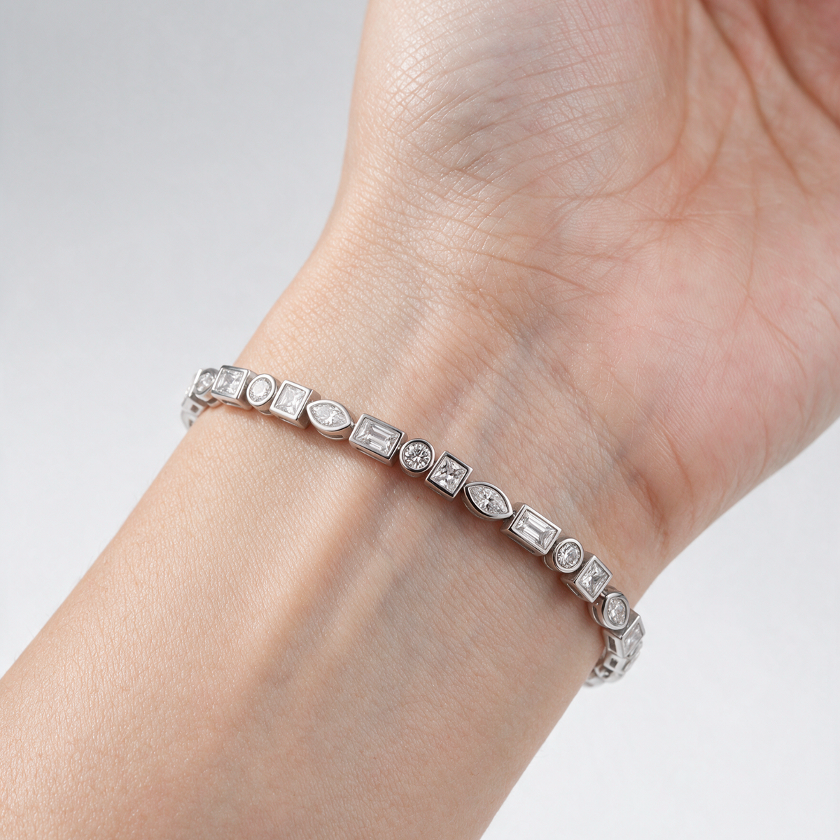 Mosaic Bezel Bracelet