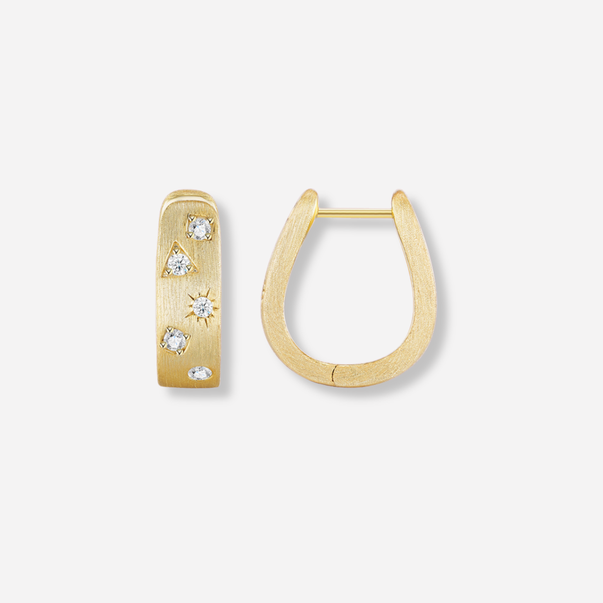 Starlit Satin Hoops