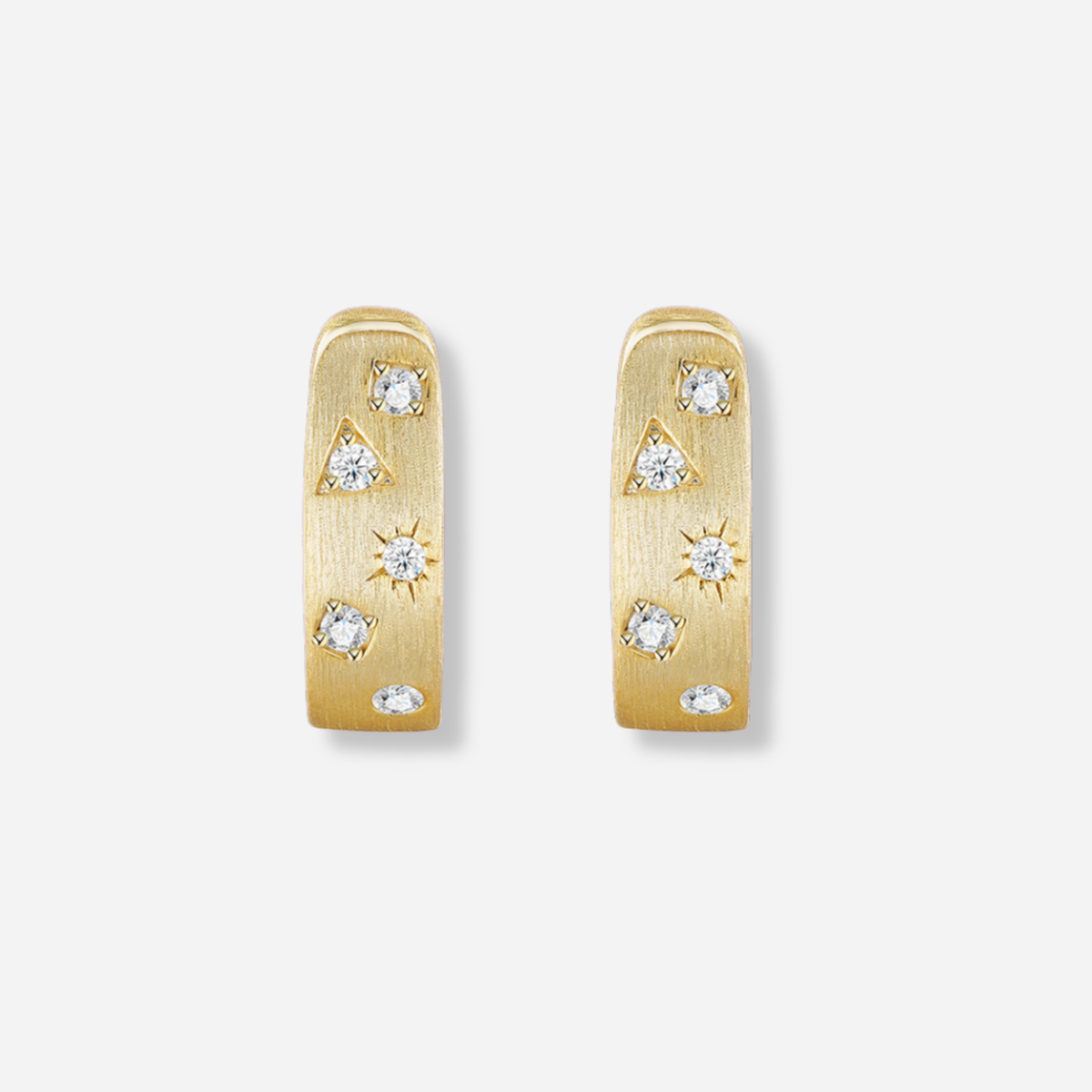 Starlit Satin Hoops