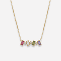 Confetti Baguette Necklace