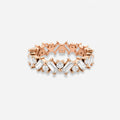 Staggered Baguette Ring