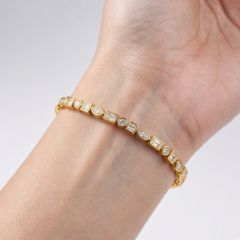 Mosaic Bezel Bracelet