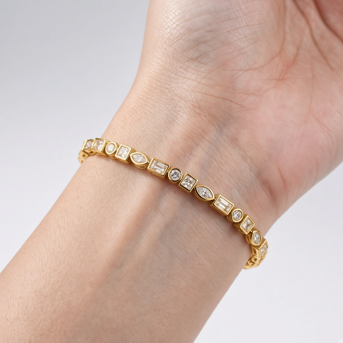 Mosaic Bezel Bracelet