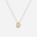 Bezel Drop Necklace