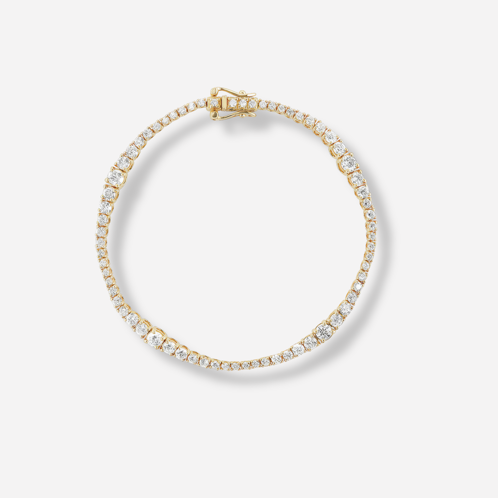 Geometric Tennis Bracelet
