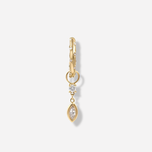 Celestial Dangle Hoops