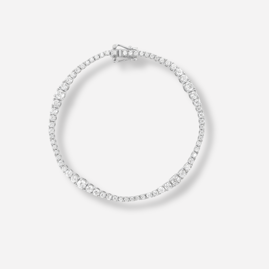 Geometric Tennis Bracelet