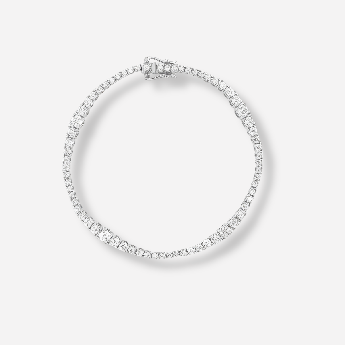 Geometric Tennis Bracelet