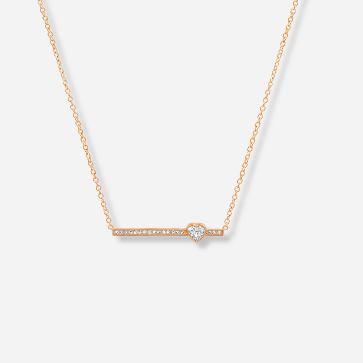 Sweetheart Line Necklace